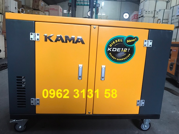 Máy phát điện chạy dầu diesel 10kw điện 1 pha Kama KDE12T